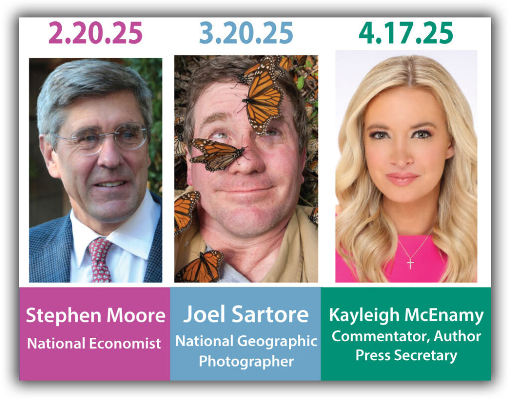 2025 OKC Town hall Spring Slate of Speakers